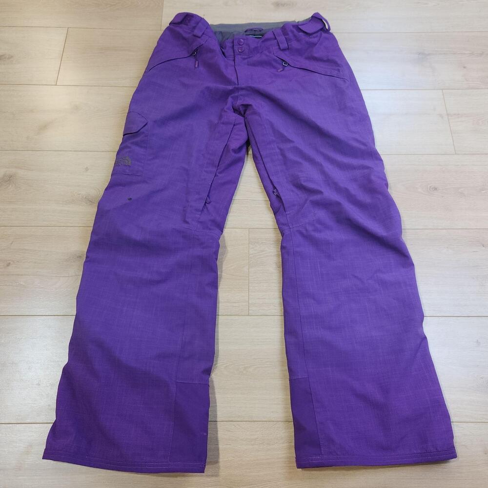The North Face Freedom Snow Pants Womens Large Purple Insulated Ski Winter